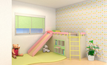 子供部屋パース